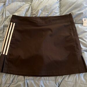Adidas Golf ClimaCool Skirt Skort Womens Size 14 Black Stretch Pockets